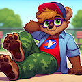 Resting at the park by DannyTheBear