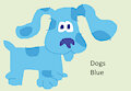 Dog Daily Character - Blue
