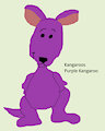 Kangaroo Daily Character - Purple Kangaroo