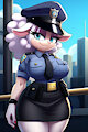 Lanolin The Police Officer by Foxknightyouko