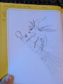 Nonsense-Tober Sketch Day 18 - Bee + Broom by NightWolf714