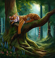 Sleeping Tiger by HornyFoxJade