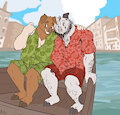 *W*_Piggies on vacation by Fuf