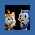 (sonic and friends tik tok) 3d sonic and tails by Navarrito