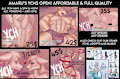 AMARU'S OPEN HIGH QUALITY AND AFFORDABLE YCHS~ Varied! by Amaruarts