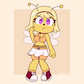 June the Bee (art trade) by Chimi