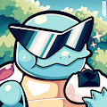 Cool Squirtle 😎🍙 by Spaicy