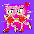 Squeaky Rubber Amy Rose