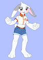 Toyama Satoru/Daifuku Anthro female bunny fusion