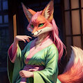 [AI] Pink Fox by Soph