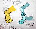 Random Sketches 3 Golden Paw