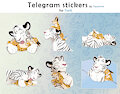 Telegram stickers for Tanit by Tayarinne