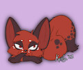 Lazy Fox Hours by LilacBat