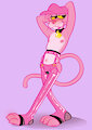 Pink Panther Pin-Up SFW by hairlessboyblunder