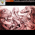 Raptor Sketch Practice By CraftyAndy