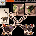 Ringtail Lemur Model By CraftyAndy by CraftyAndyArt