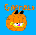 garfield with his name by frogtable125