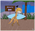Mel's Day at the Beach - It Rained...