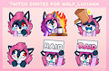 [$] Lucy Aurora Twitch Emotes by henryjdoe