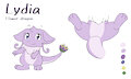 Lydia reference sheet by Dinotello