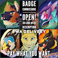 Badge Commissions OPEN! by TwilightSaint