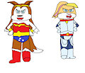 Colleen And Lola Superhero Outfit Swap