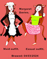 Margaret Davies-OC for my series: The Royal Femmes. by PeachOrangeCat2024