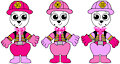 Triple D Dalmatian in Firefighter Outfit