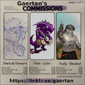 Commission Info updated by Gaertan