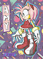 Amy Rose painting 90s