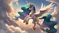 [AI] My Little Pony - Wallpapers - Celestia by Soph