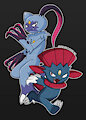 sneasler and weavile by CrazyFilmmaker