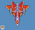Pixelart Jet by jamesfoxbr
