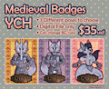 🐉Medieval Badges YCH 🐉