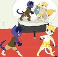 $ CATFIGHT! RRREOW!  by OOOeyGoooey