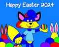 Happy Easter 2024 by ToonlandianFox2002