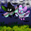 Bats Night Flight -By NazzNikoNanuke-