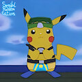 Scuba Diving Pikachu on New Kirby Speedo [Edition]