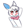 Cute shy sticker for Kite