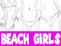 Three girls at the beach by joykill