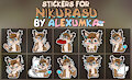 Telegram stickers for Nikurasu ! by AlexUmkaArt