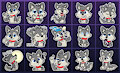 Telegram stickers for Lucky Wolf ! by AlexUmkaArt