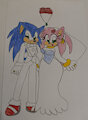 Sonic and Amy Wedding by PrincessShannon