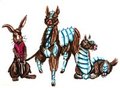 Battle Llamas owned by MacGregor the Pirate hare