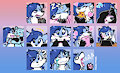 Luna Emoji Sheet by PocketPaws