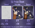 Commission Price Sheet (2024) by AzureLight