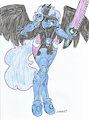 Nightmare Moon Knight by marlon64