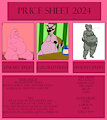 april 2024 price sheet