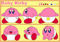 Baby Kirby Model Sheet by DanielMania123