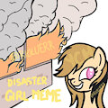 YCH Disaster girl meme (MLP) (OPEN) by riorioluu